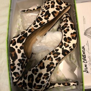 Sam Edelman leopard heels NWB